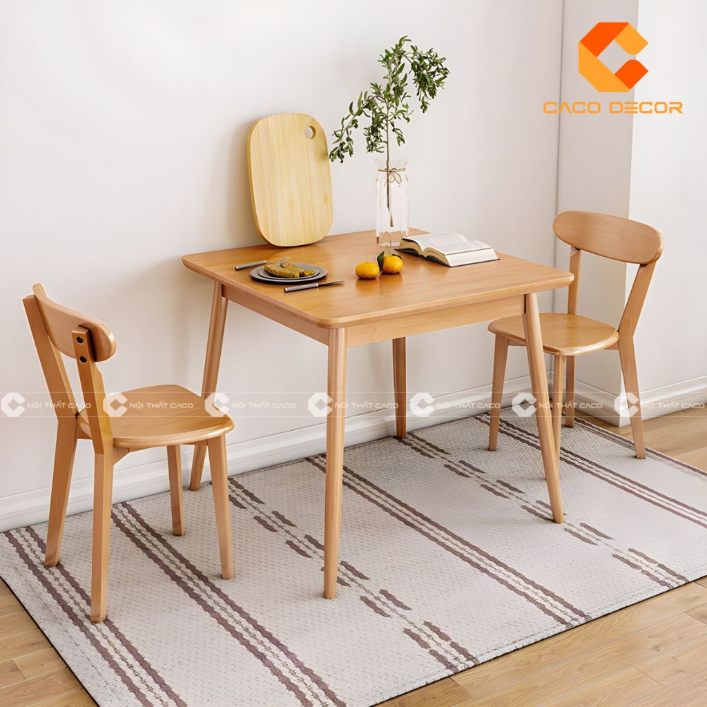 Bộ bàn ăn 2 ghế được làm bởi Nội Thất CaCo mã 06