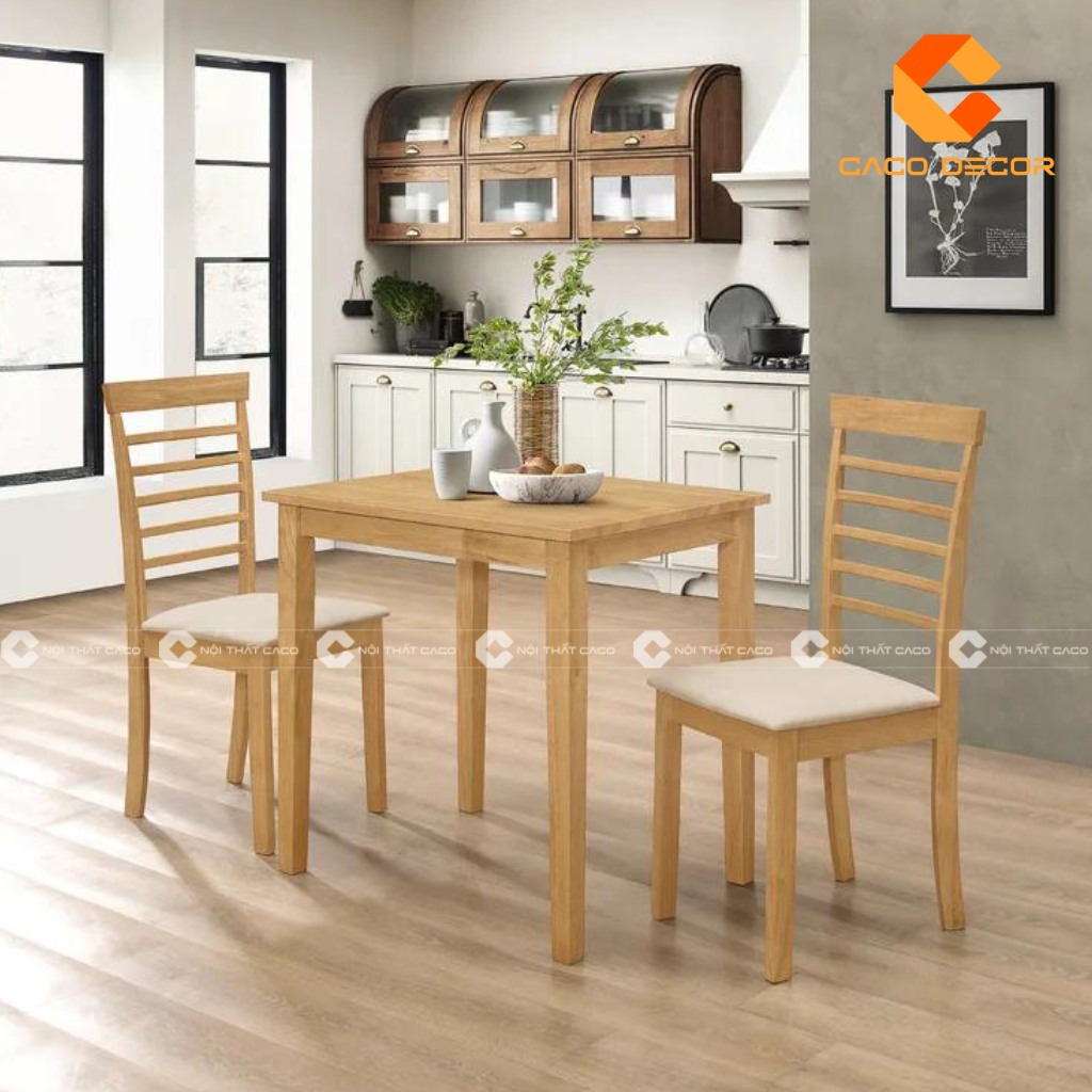 Bộ bàn ăn 2 ghế được làm bởi Nội Thất CaCo mã 10