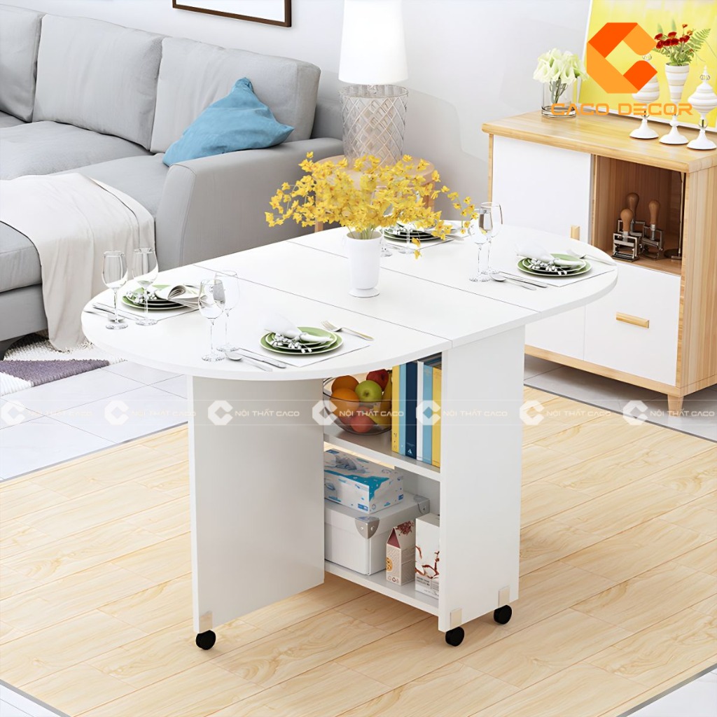 Bàn ăn gấp gọn tiện lợi mẫu mới nhất 