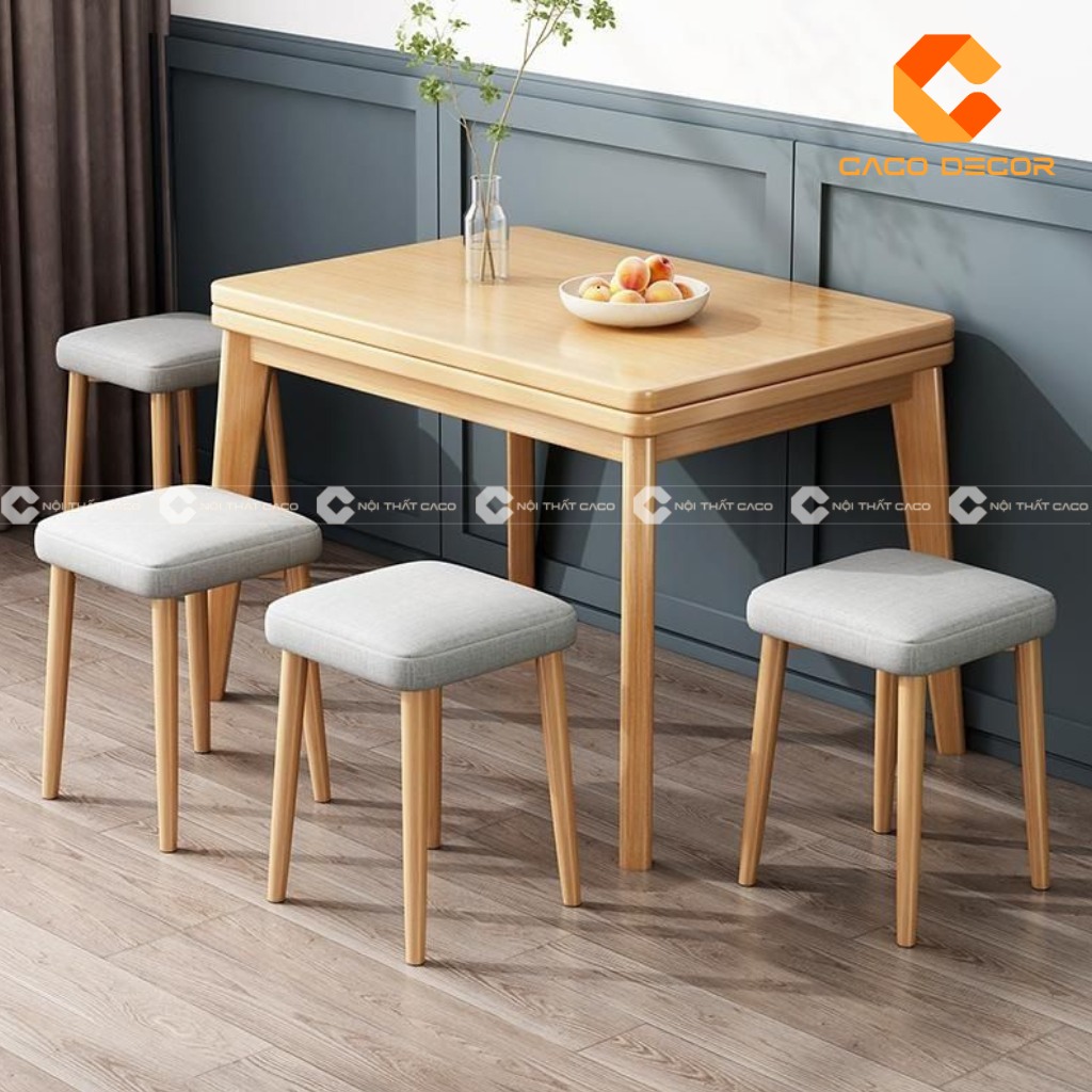 Mẫu 03 về kiểu dáng bộ bàn ăn gia đình hiện nay