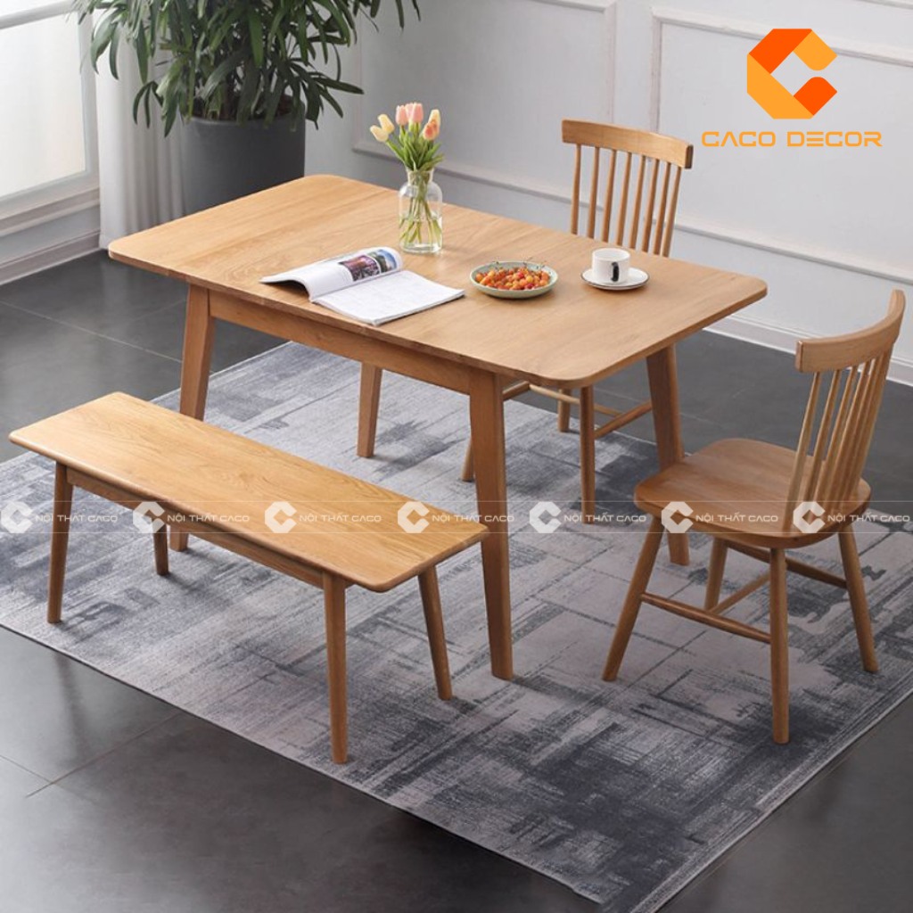 Mẫu 01 về kiểu dáng bộ bàn ăn gia đình hiện nay