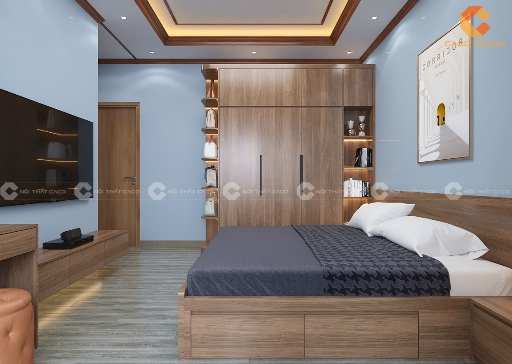 Tủ quần áo trong combo nội thất phòng ngủ