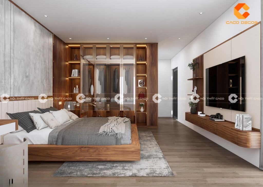 Combo phòng ngủ được thiết kế sản xuất theo yêu cầu khách hàng