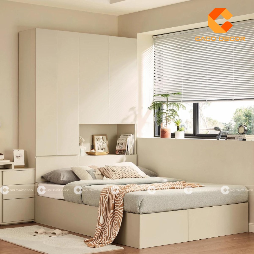  Mẫu 07 về sản phẩm giường gỗ công nghiệp tại xưởng CaCo