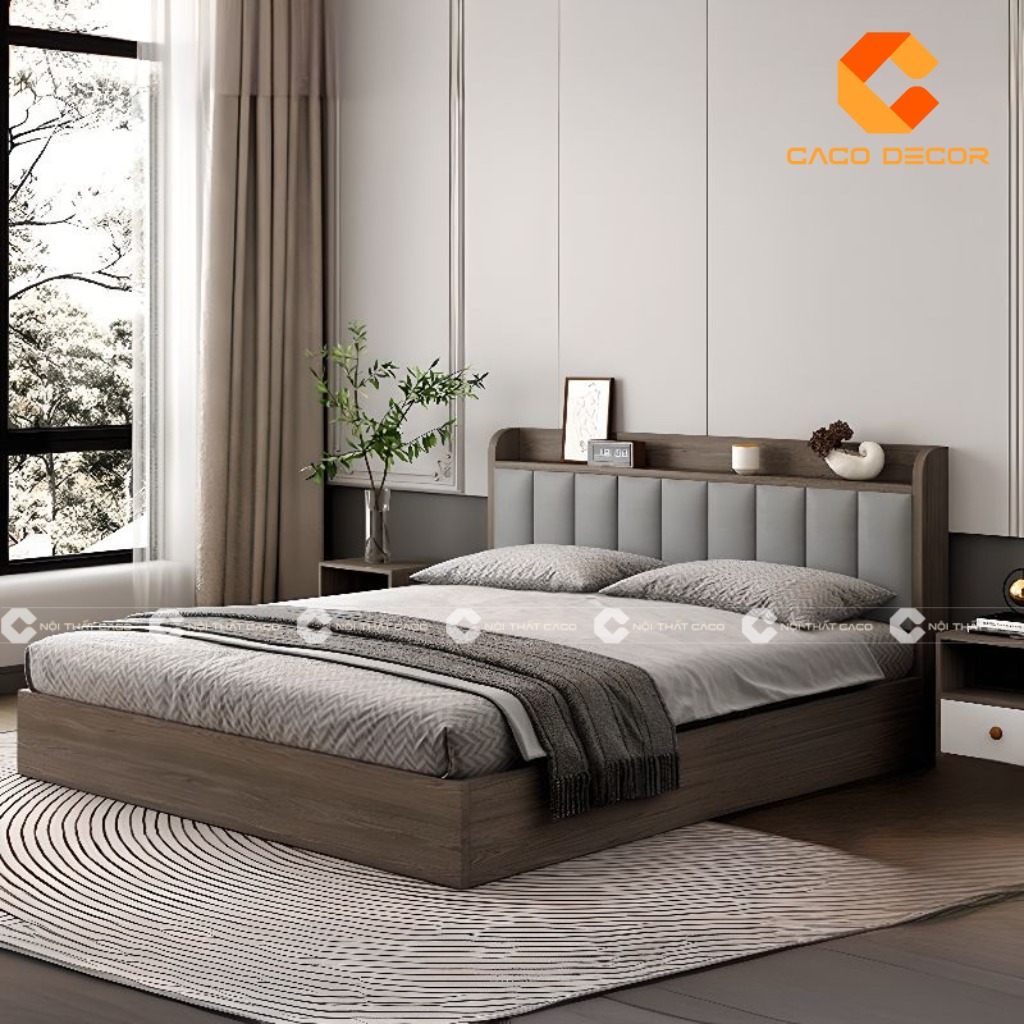 Giường ngủ đơn phong cách vintage độc đáo