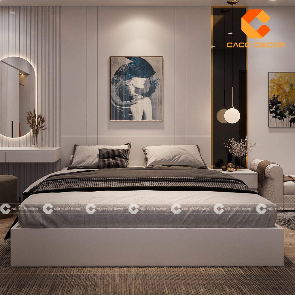 Giường ngủ sang trọng cho đôi vợ chồng mới cưới