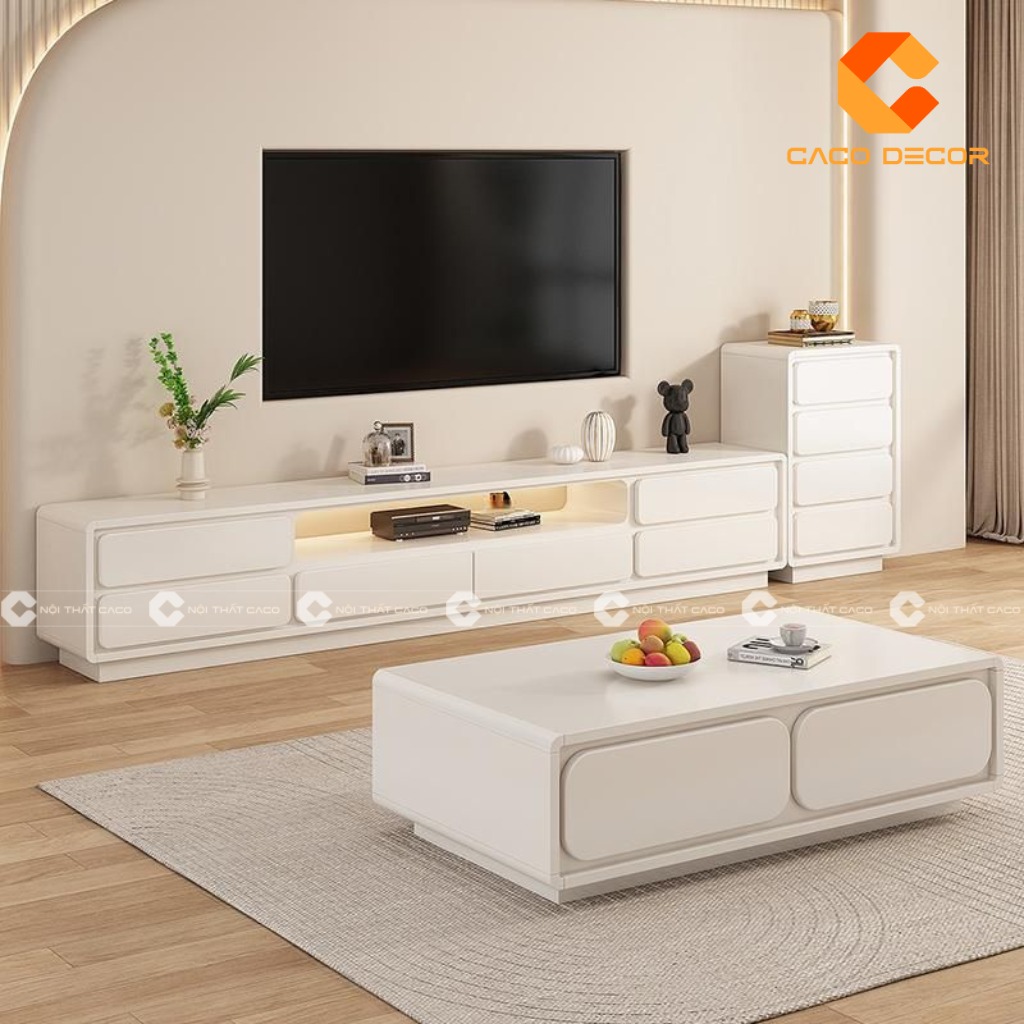 Kệ tivi gỗ công nghiệp đảm bảo được tính thẩm mỹ cao