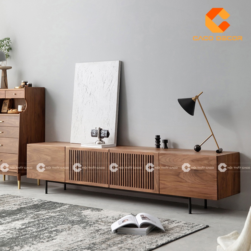 Kệ tivi gỗ sồi chất lượng cao đẹp mắt