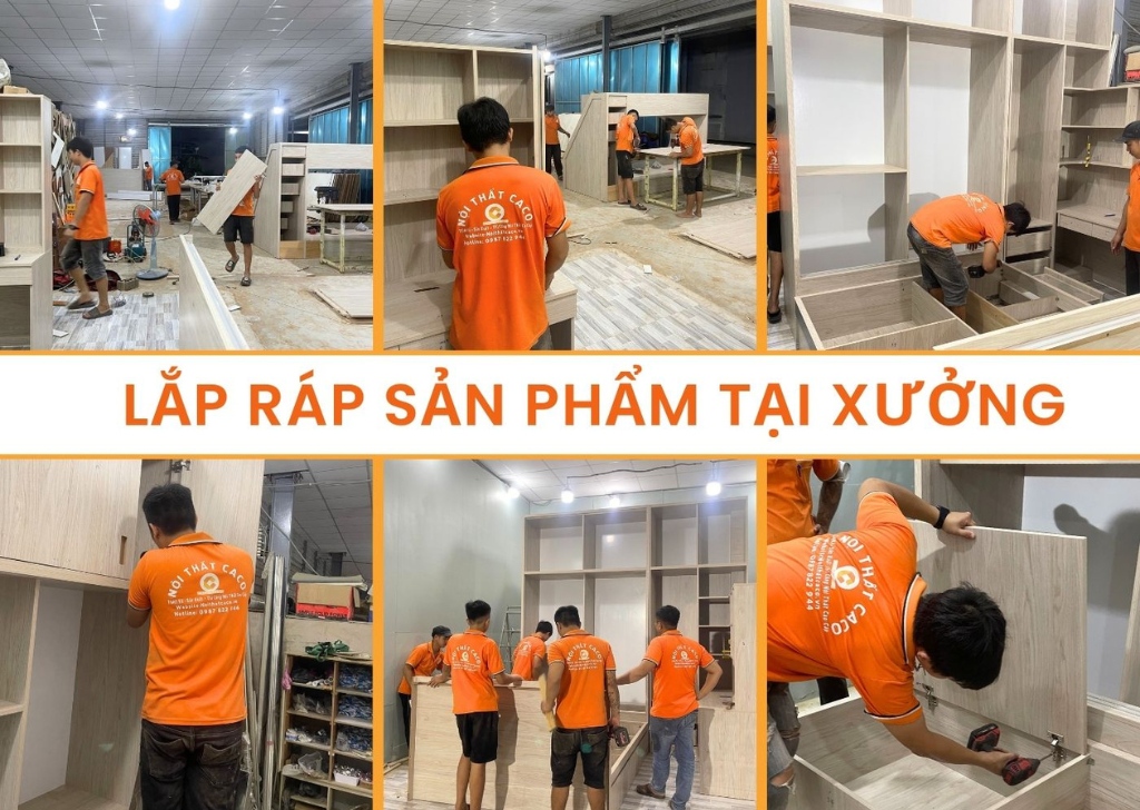 Nội Thất CaCo chuyên sản xuất và lắp đặt các sản phẩm nội thất bếp