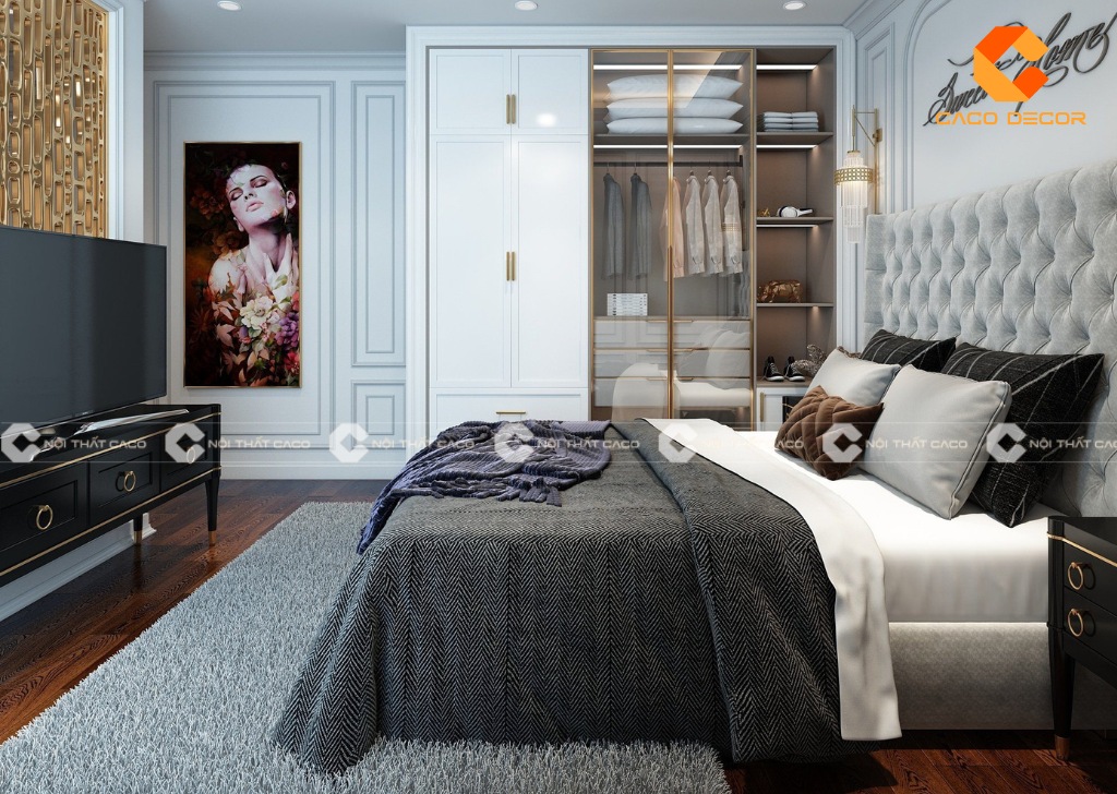 Mẫu 08 về thiết kế phòng ngủ 30m2 tại Nội Thất CaCo
