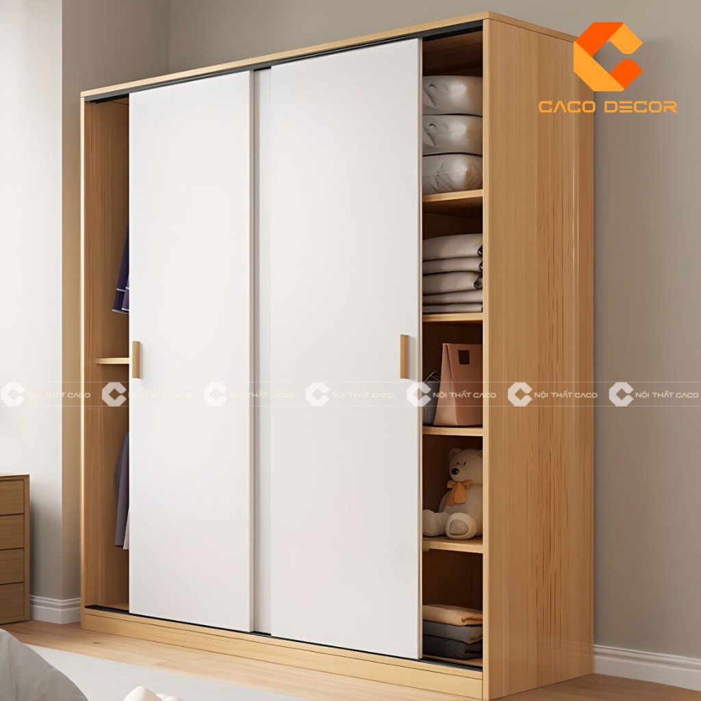 Kích thước của tủ quần áo cửa lùa