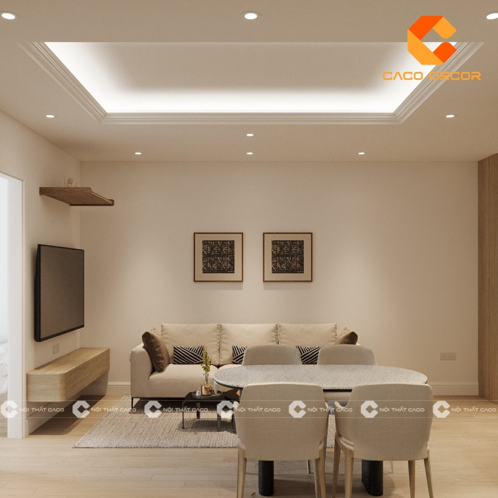 Mẫu nội thất phòng khách cho chung cư hiện đại 