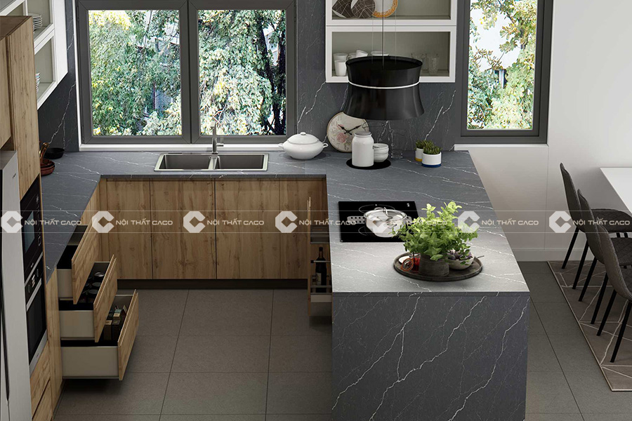 Thi công nội thất nhà bếp cao cấp