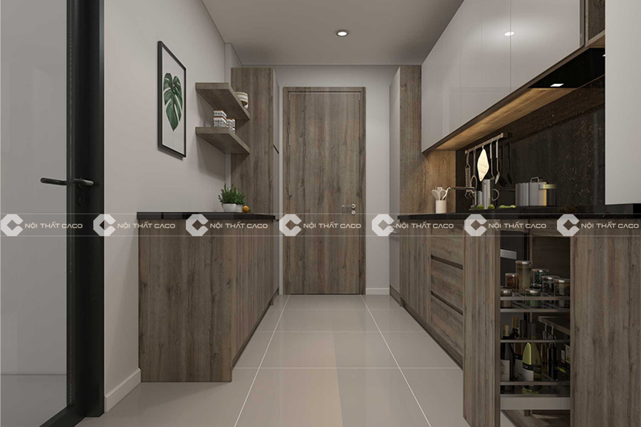 Thi công nội thất nhà bếp cho không gian hẹp