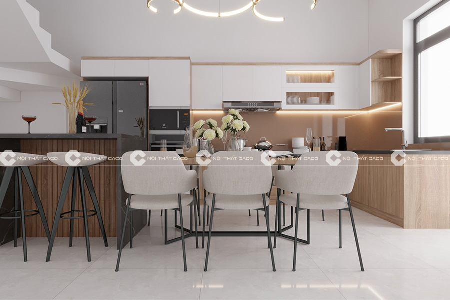 Thi công nội thất nhà bếp hiện đại