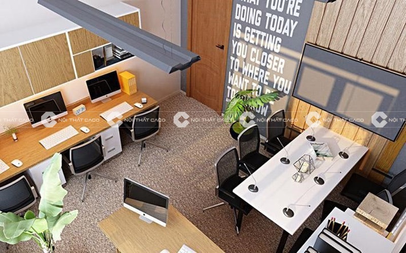 Thiết kế nội thất văn phòng đẹp, hiện đại, tối ưu hóa công năng