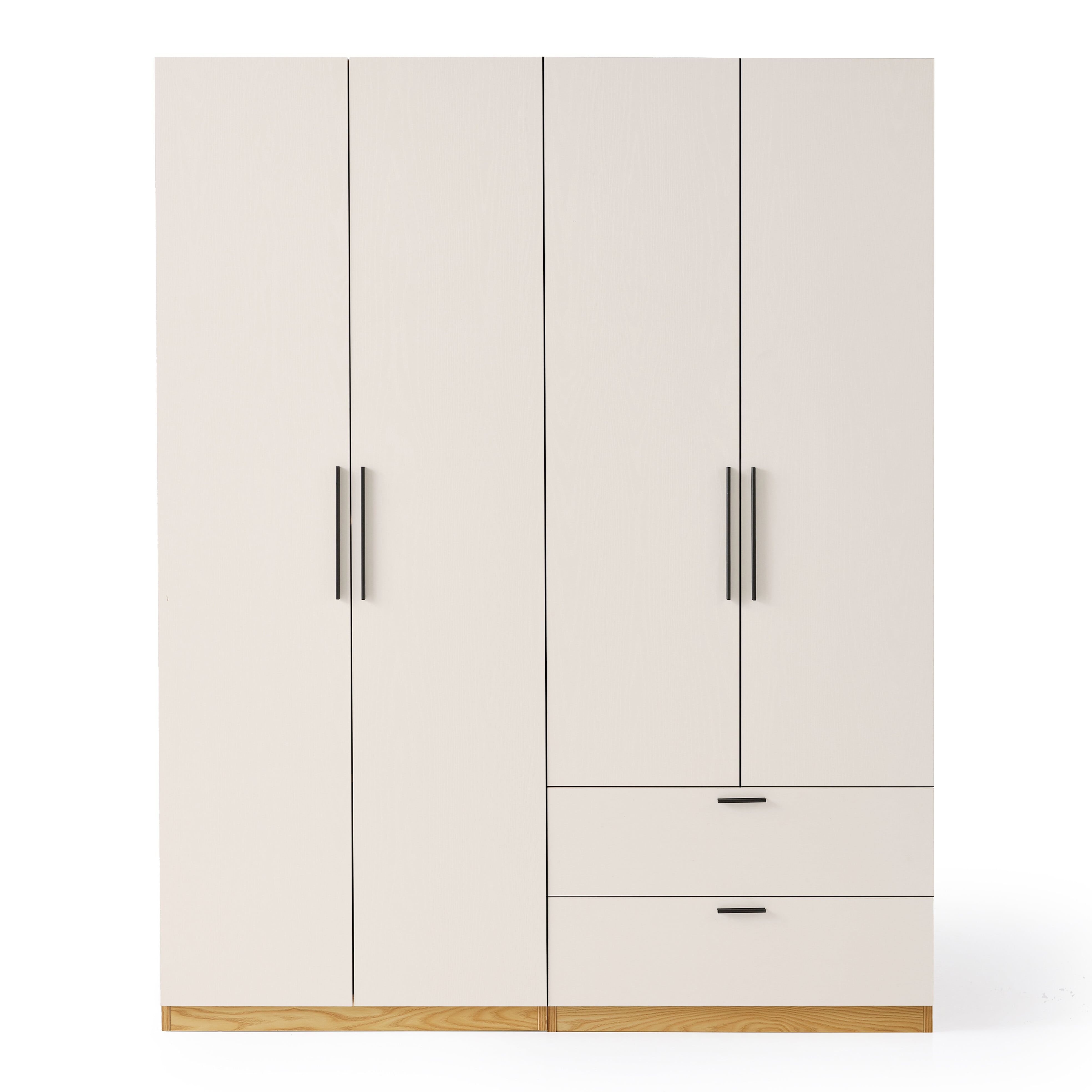 Tủ Quần Áo Gỗ Công Nghiệp MDF Cánh Mở Màu Trắng - TAM013 1
