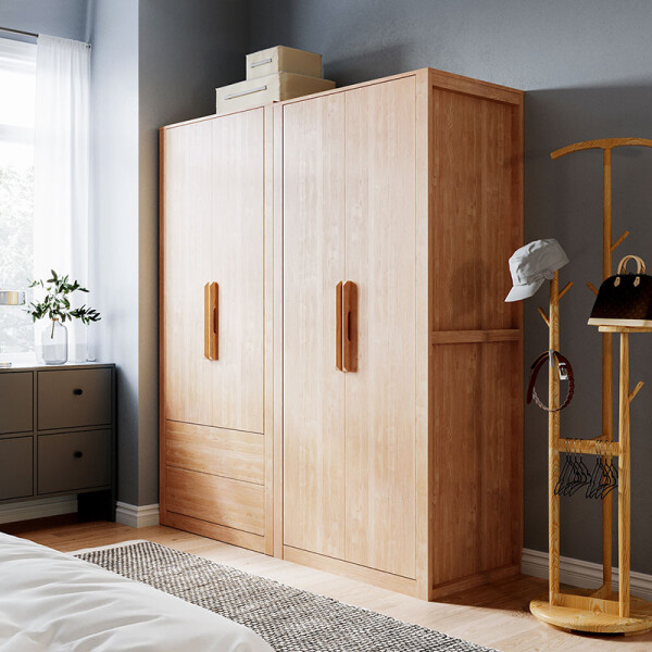 Tủ Quần Áo Gỗ MDF Cánh Mở Phong Cách Vintage - TAM016.  2