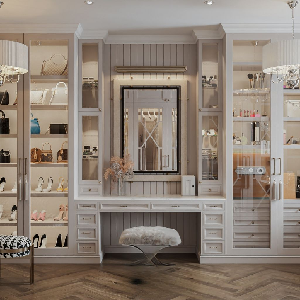 Mẫu bàn trang điểm sang trọng quý phái