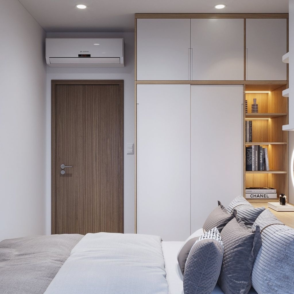 Mẫu tủ quần áo hiện đại bằng gỗ công nghiệp