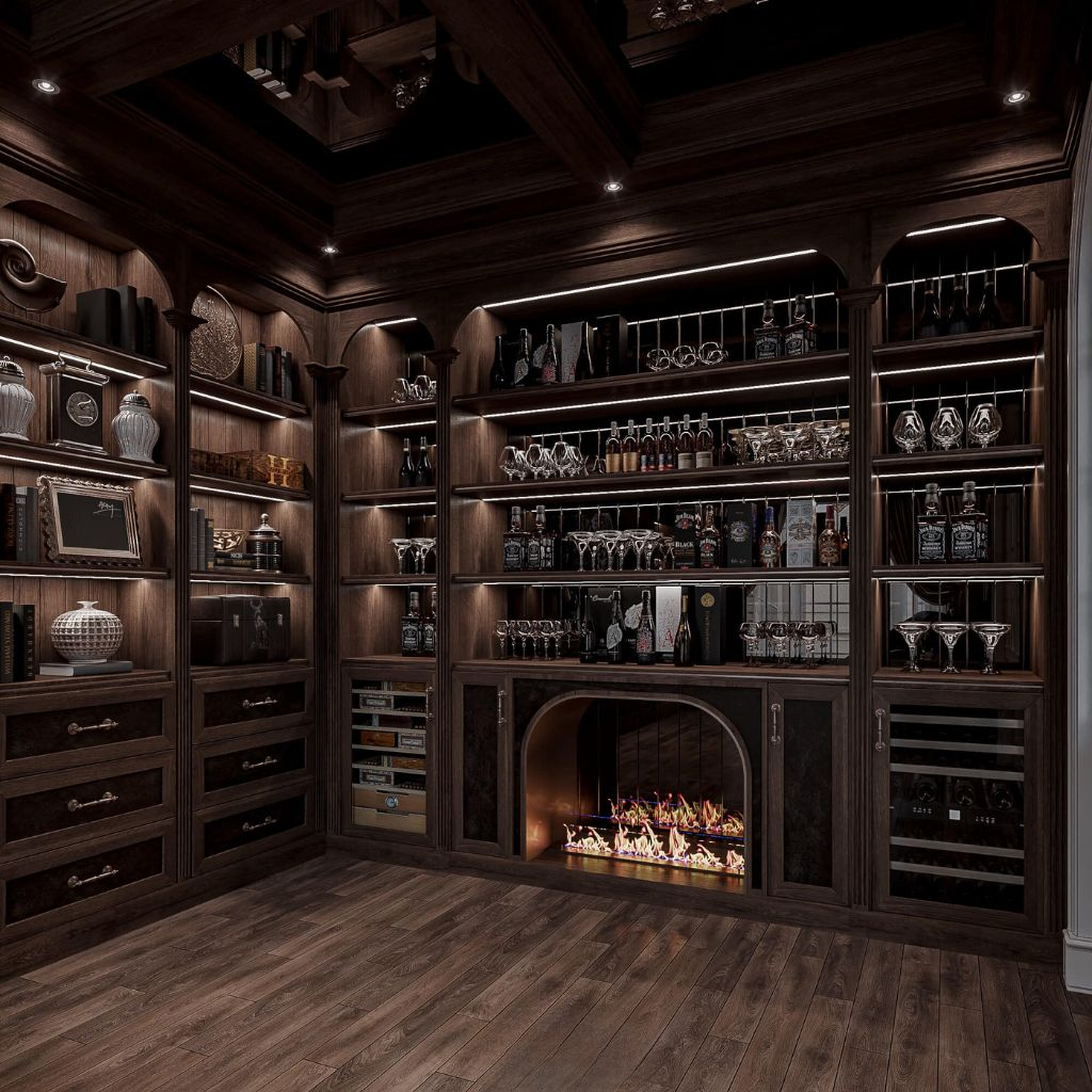 Mẫu tủ rượu sang trọng dành cho phòng khách đang được săn đón nhiều tại Nội thất CaCo