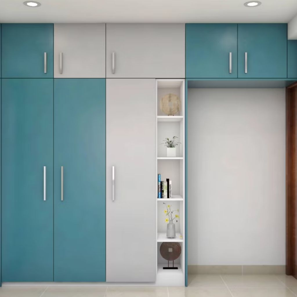 Tủ quần áo acrylic phối màu tinh tế dành cho trẻ em 