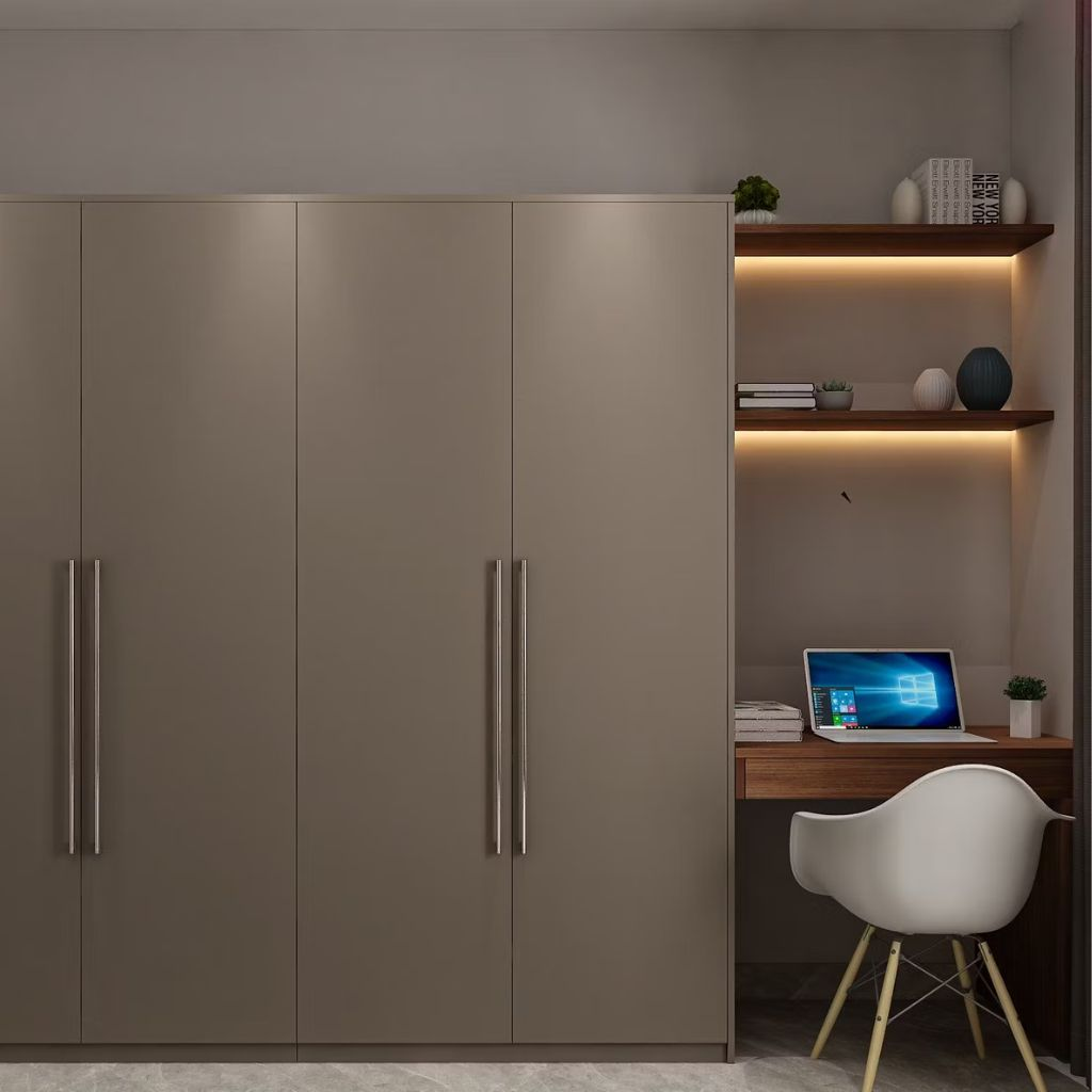 Tủ quần áo kết hợp bàn học phù hợp không gian nhà như thế nào?