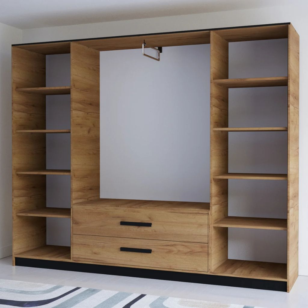 Tủ quần áo nhiều ngăn cửa lùa, cánh trượt