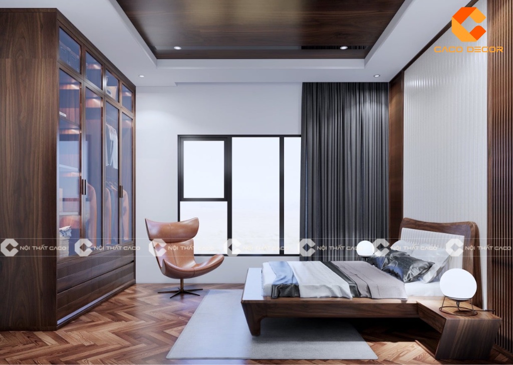 Mẫu 06 trong BST combo phòng ngủ gỗ tự nhiên tại CaCo
