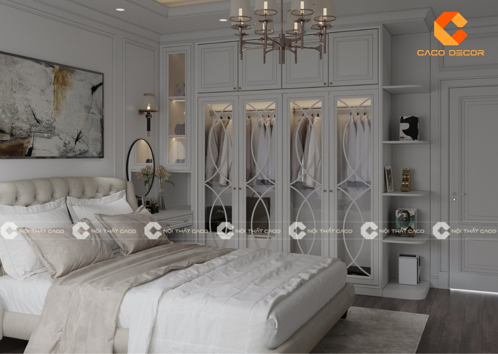 Mẫu 03 trong BST combo phòng ngủ gỗ tự nhiên tại CaCo