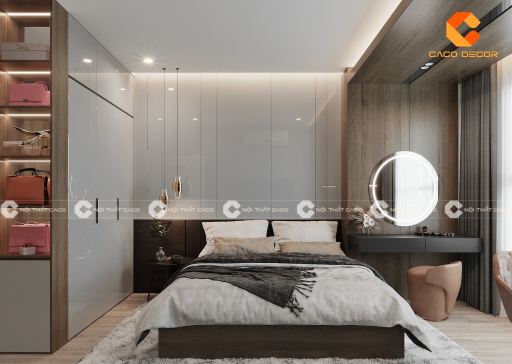 Mẫu 02 về thiết kế phòng ngủ sang trọng bởi Nội Thất CaCo