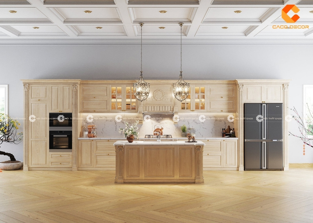 Kích thước tủ bếp theo tiêu chuẩn người Việt