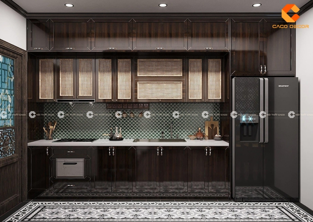 Tủ bếp cho người mệnh Mộc