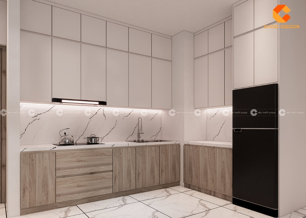 Tủ bếp nhựa Laminate