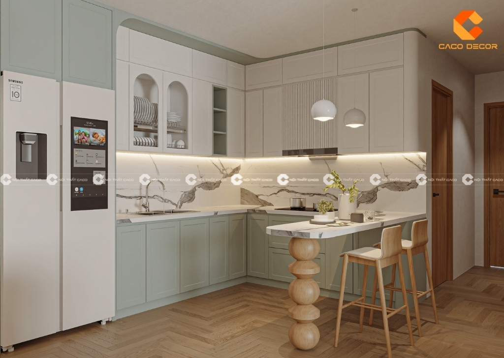 Tủ bếp cho người mệnh Hỏa