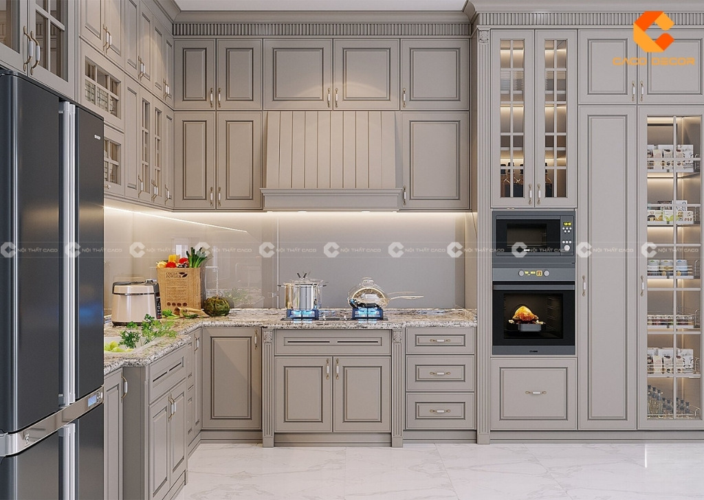 Phong cách tủ bếp Baroque