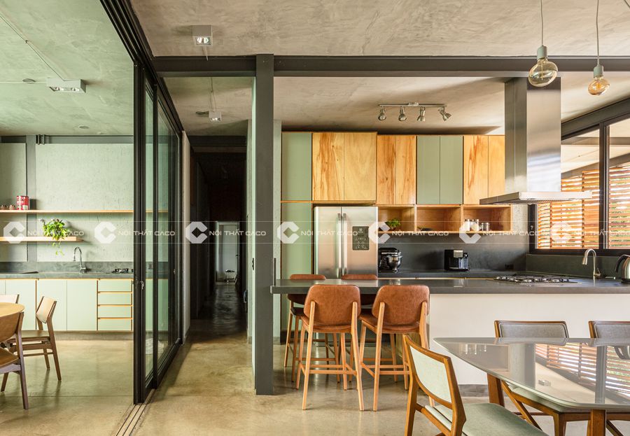 Thiết kế tủ bếp kịch trần