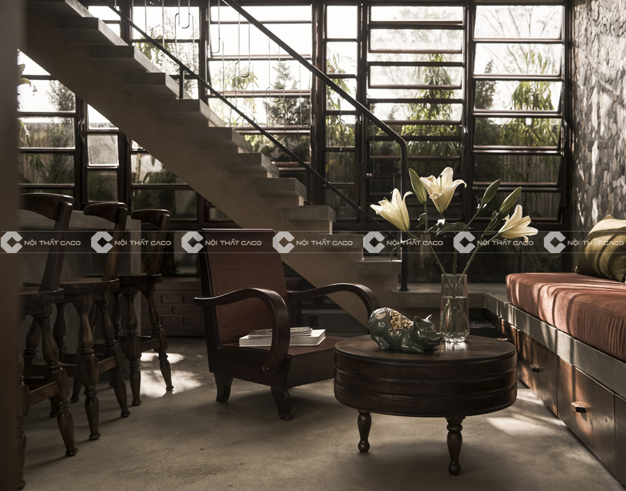 7 ý tưởng bố trí nội thất phòng khách có cầu thang đẹp ngất ngây 1