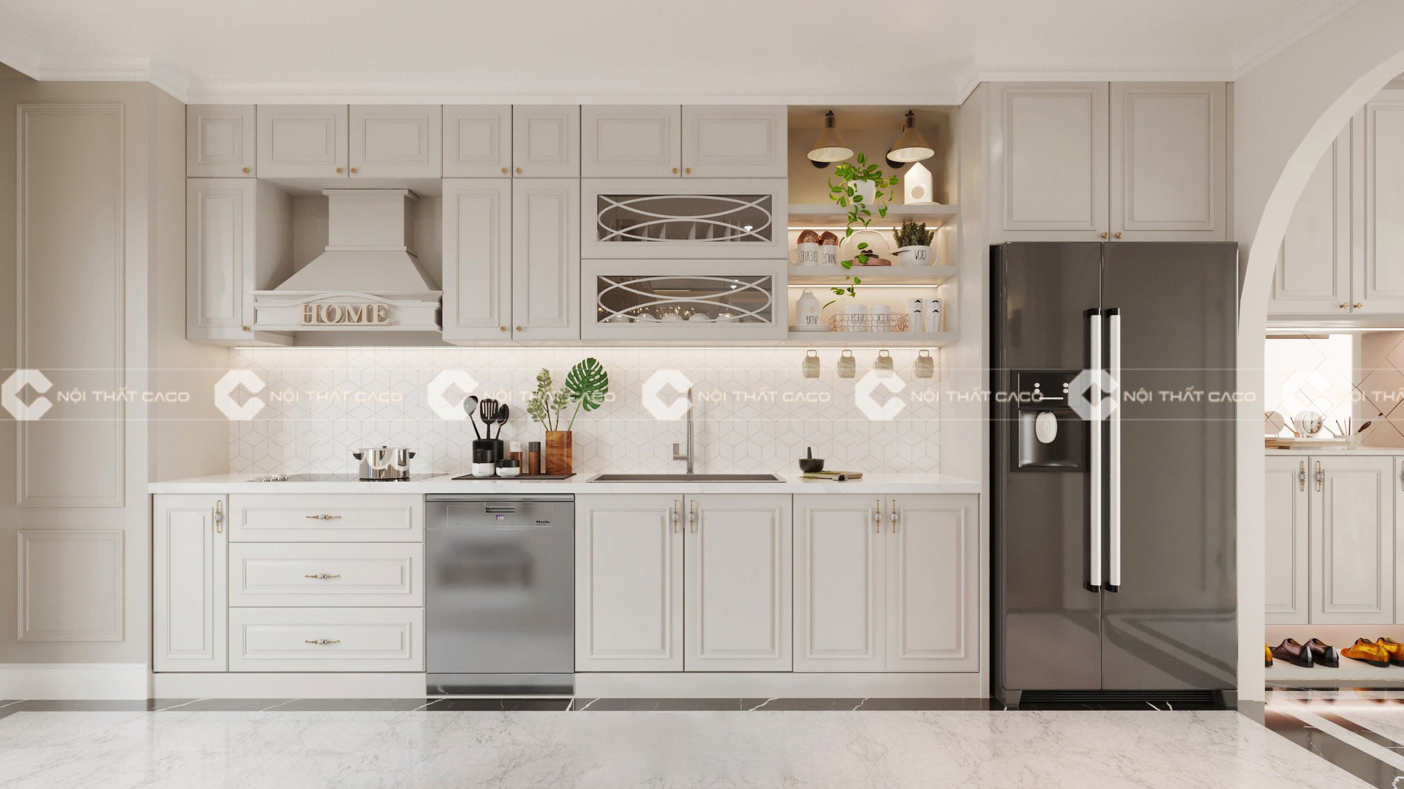 Lựa chọn nội thất phòng bếp có kích thước phù hợp