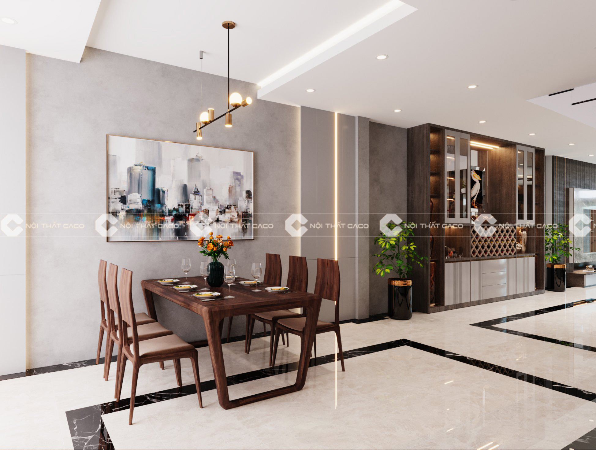 Mẫu thiết kế nội thất phòng khách xu hướng 2022