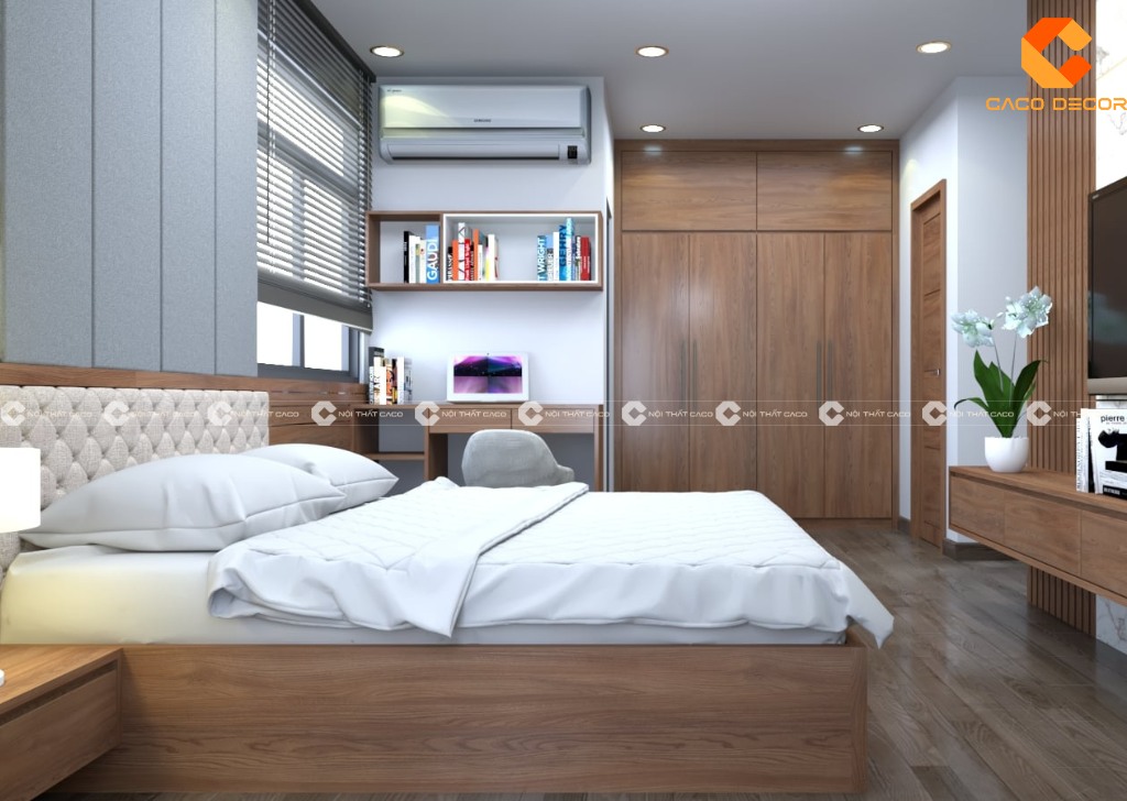 Mẫu nội thất phòng ngủ 24m2