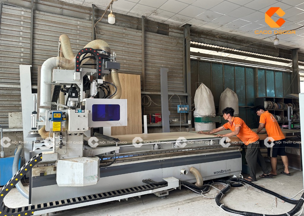 Xưởng CaCo áp dụng máy móc tân tiến trong việc sản xuất