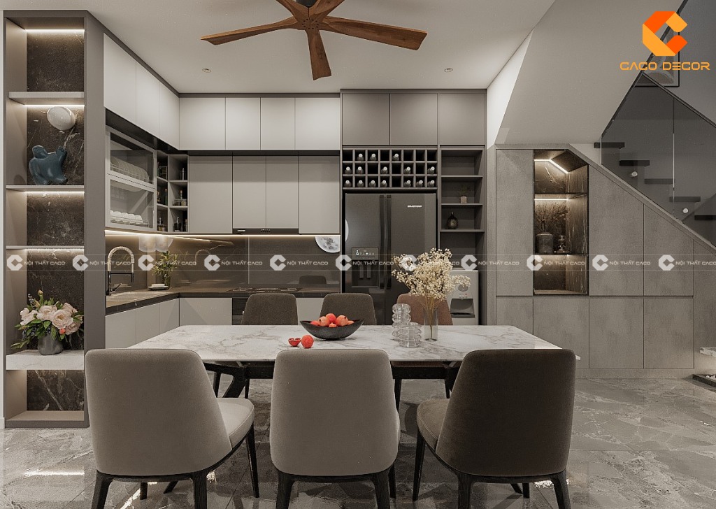 Thiết kế tủ kệ bếp tại CaCo