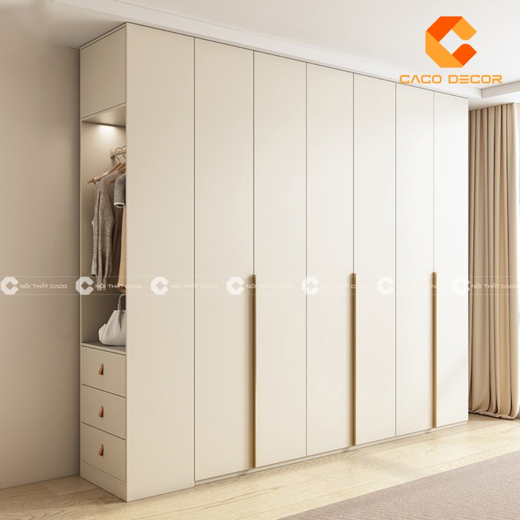 Kinh nghiệm mua tủ quần áo MDF phủ melamine đẹp, hiện đại 4