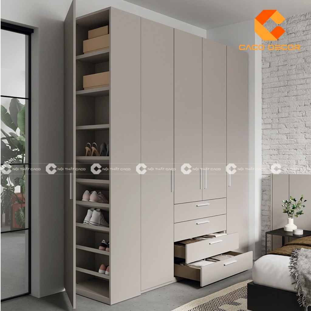 Kinh nghiệm mua tủ quần áo MDF phủ melamine đẹp, hiện đại 5