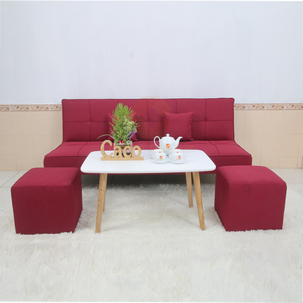 Bộ bàn ghế sofa bed CaCo mang đến một nơi nghỉ ngơi, thư giãn lý tưởng sau những giây phút làm việc căng thẳng