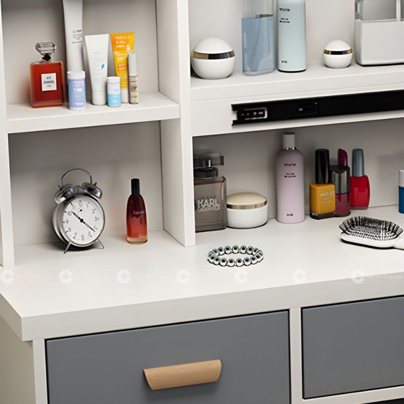 Bàn Trang Điểm Gỗ Công Nghiệp MDF Thanh Lịch, Hiện Đại - BTD010 3