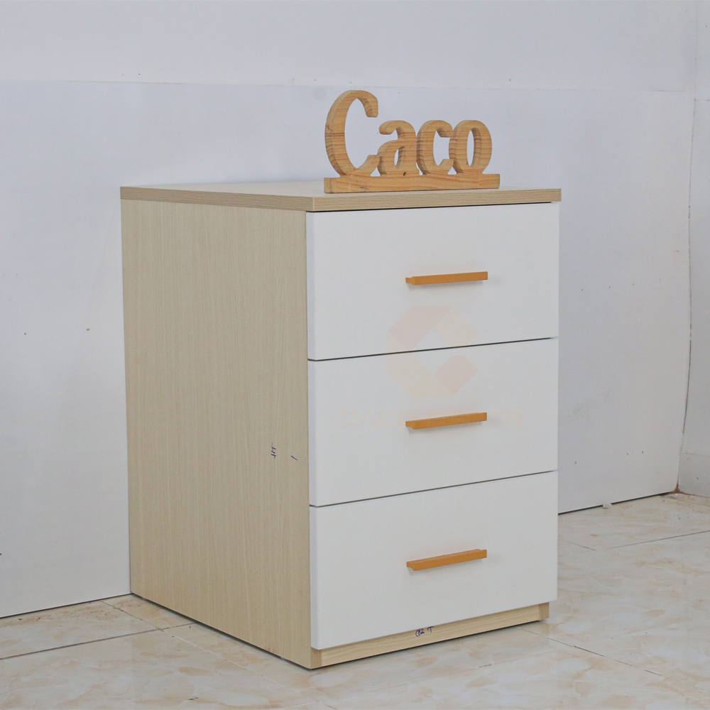 TỦ DI ĐỘNG GỖ MDF MELAMINE MÀU VÀNG SỌC  CAO CẤP 2