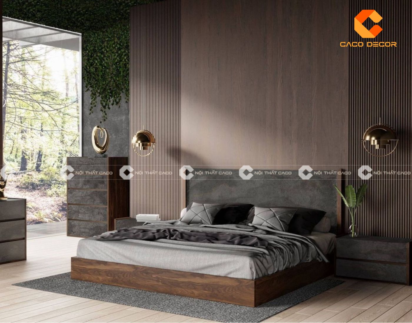 Combo phòng ngủ gỗ công nghiệp cao cấp đẹp với giá tiết kiệm 7