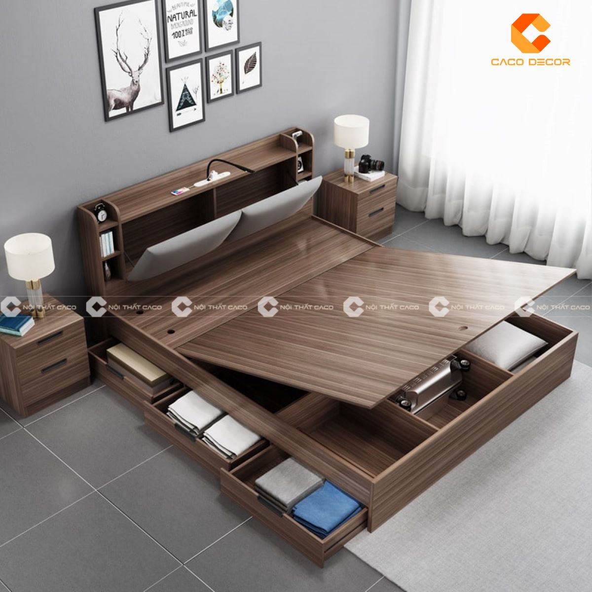 CaCo chuyên phân phối giường ngủ cao cấp - đa dạng phong cách 10